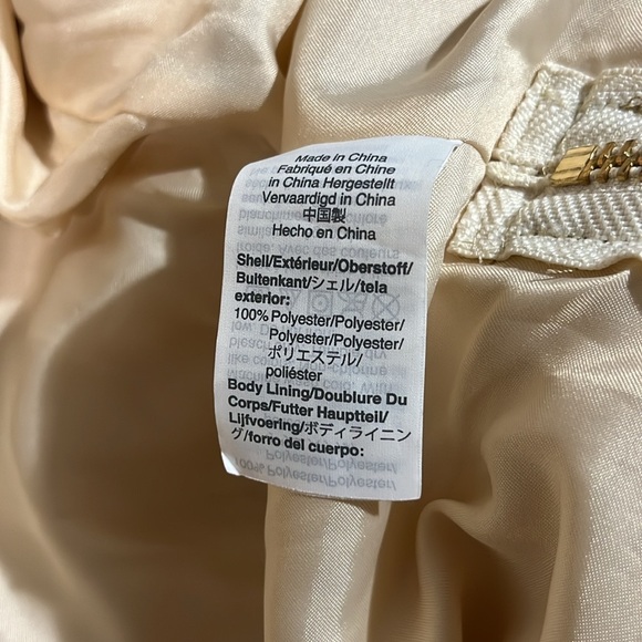 J Crew Sherpa two tone cream and tan jacket. Size small. - Picture 15 of 16